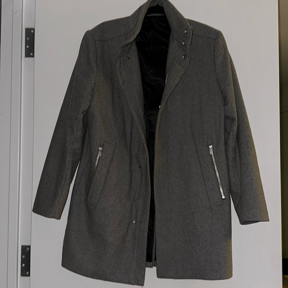 H&M ZipUp Pea Coat Gem